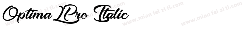 OptimaLPro Italic字体转换